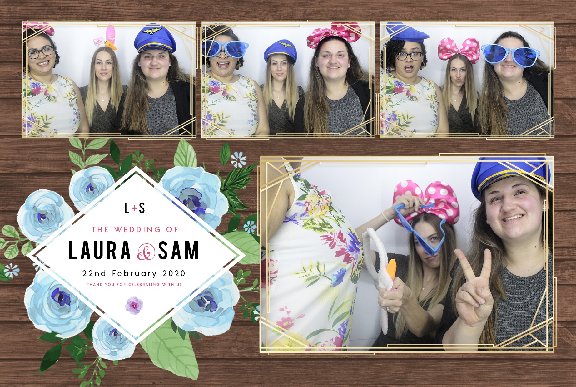 Laura and Sam's Wedding | View more photos from the event at gallery.myphotoboothexperience.co.uk/u/MyPhotoBoothExperienceLtd/Laura-and-Sams-Wedding